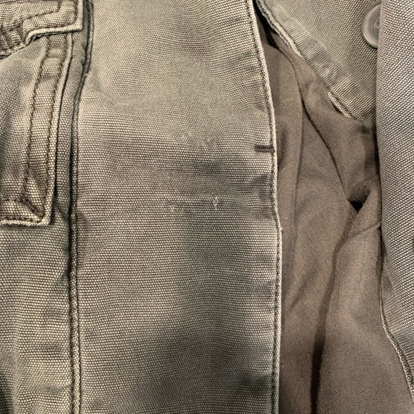 Urban Outfitters Ecote Women's Army Green Utility Military Drawstring Waist Jack - Picture 4 of 5